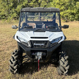 Seizmik 24+Kawasaki Ridge Ranch Tool Less Windshield - UV Seizmik Windshields  AXOPROS