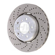 SHW 01-06 BMW M3 3.2L Left Front Drilled Lightweight Brake Rotor (European Model) (34112282801) SHW Performance Brake Rotors - Drilled  AXOPROS
