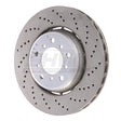 SHW 01-06 BMW M3 3.2L Right Front Drilled Lightweight Brake Rotor (European Model) (34112282802) SHW Performance Brake Rotors - Drilled  AXOPROS