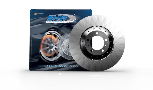 SHW 05-06 Porsche Cayenne S 4.8L Left Front Smooth Lightweight Brake Rotor (958615301) SHW Performance Brake Rotors - OE  AXOPROS