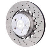 SHW 15-18 BMW X5 M 4.4L Right Rear Cross-Drilled Lightweight Brake Rotor (34212284904) SHW Performance Brake Rotors - Drilled  AXOPROS