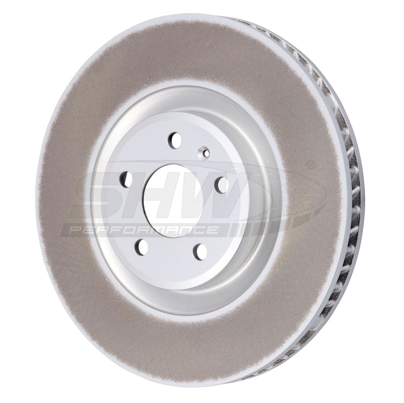 SHW 15-18 Porsche Macan S 3.0L w/o Ceramics Right Front Smooth Monobloc Brake Rotor (95B615302R) SHW Performance Brake Rotors - OE  AXOPROS