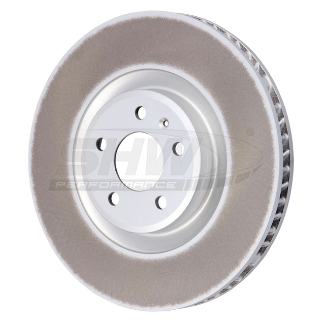 SHW 15-18 Porsche Macan S 3.0L w/o Ceramics Right Front Smooth Monobloc Brake Rotor (95B615302R) SHW Performance Brake Rotors - OE  AXOPROS