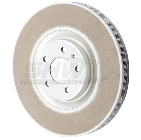 SHW 17-18 Porsche Macan GTS w/18in Wheels w/o Ceramicss Left Front Smooth MB Brake Rotor(95B615301J) SHW Performance Brake Rotors - OE  AXOPROS