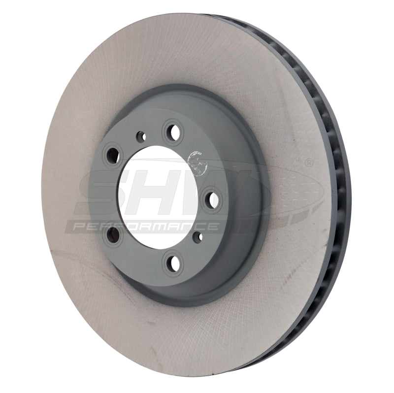 SHW 17-20 Porsche Panamera 4 w/Black Calipers w/o Ceramics Right Front Smooth MB Rotor (971615302) SHW Performance Brake Rotors - OE  AXOPROS