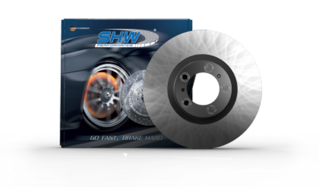 SHW 19-22 Porsche Macan 2.0L V6 Front Right Smooth Monobloc Brake Rotor (95B615302AB) SHW Performance Brake Rotors - OE  AXOPROS