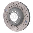 SHW 2012 Porsche 911 Carrera 4GTS 3.8L w/o Ceramics Right Frt Drill-Dimp MB Brake Rotor(99635141004) SHW Performance Brake Rotors - Drilled  AXOPROS