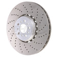 SHW 2020+ BMW X3 M 3.0L Right Front Cross-Drilled Lightweight Brake Rotor (34118054826) SHW Performance Brake Rotors - Drilled  AXOPROS