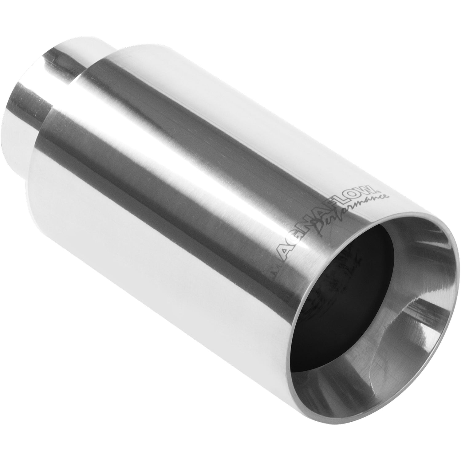 Single Exhaust Tip - 2.25in. Inlet/3.5in. Outlet MagnaFlow Exhaust Products Exhaust Tail Pipe Tip  AXOPROS