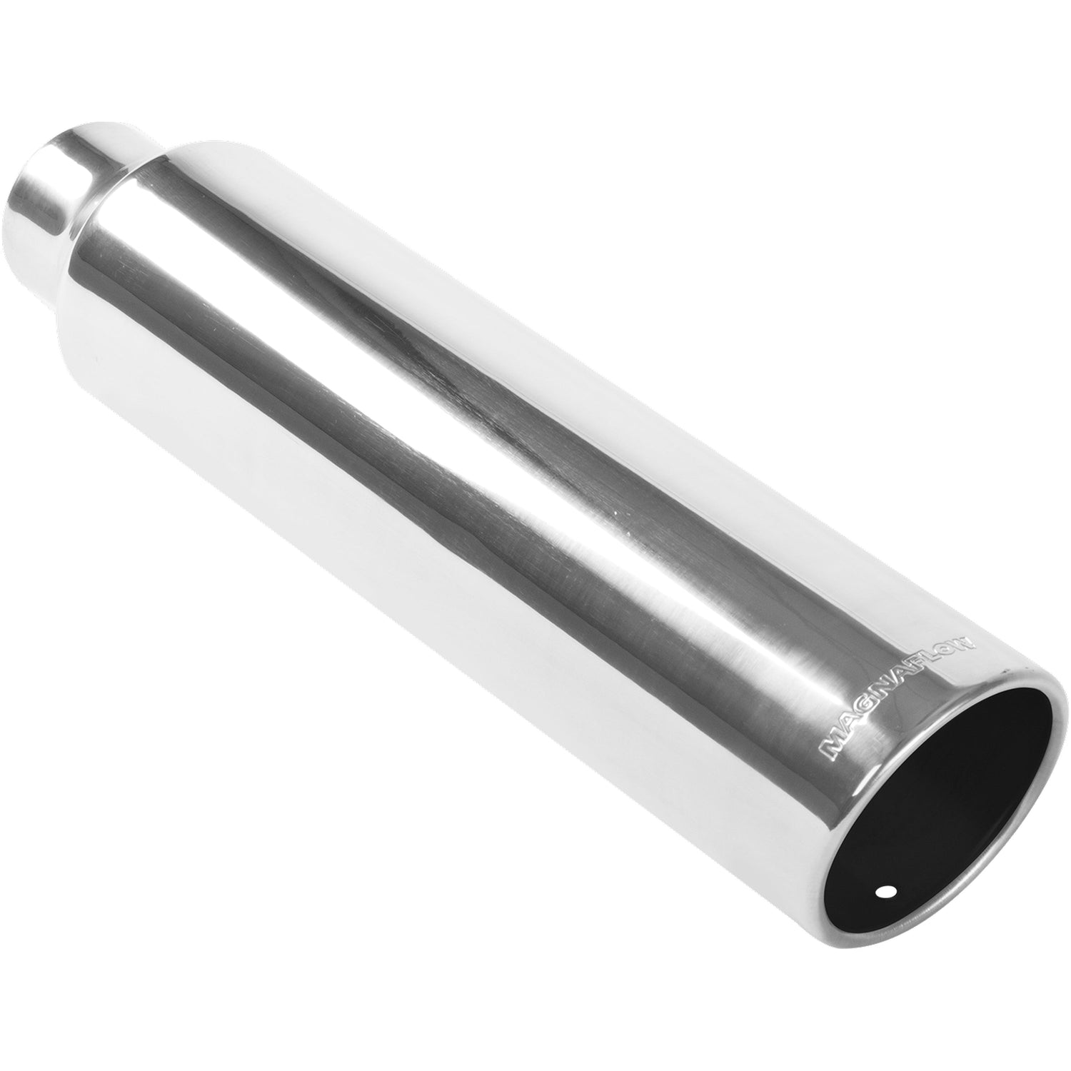 Single Exhaust Tip - 2.5in. Inlet/4in. Outlet MagnaFlow Exhaust Products Exhaust Tail Pipe Tip  AXOPROS