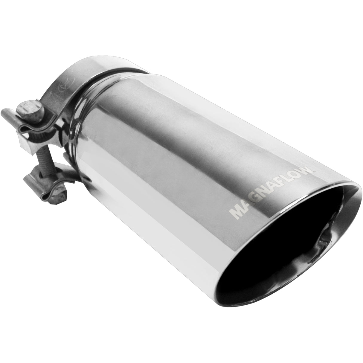 Single Exhaust Tip - 3in. Inlet/3.5in. Outlet MagnaFlow Exhaust Products Exhaust Tail Pipe Tip  AXOPROS