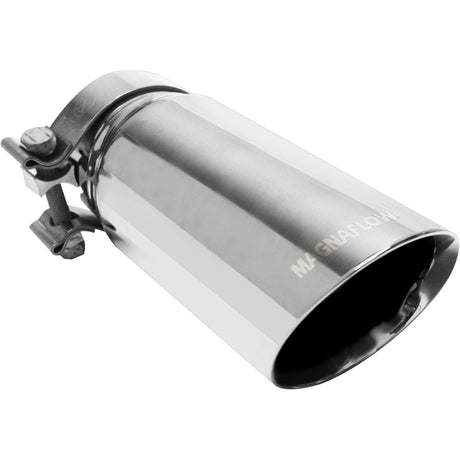 Single Exhaust Tip - 3in. Inlet/3.5in. Outlet MagnaFlow Exhaust Products Exhaust Tail Pipe Tip  AXOPROS