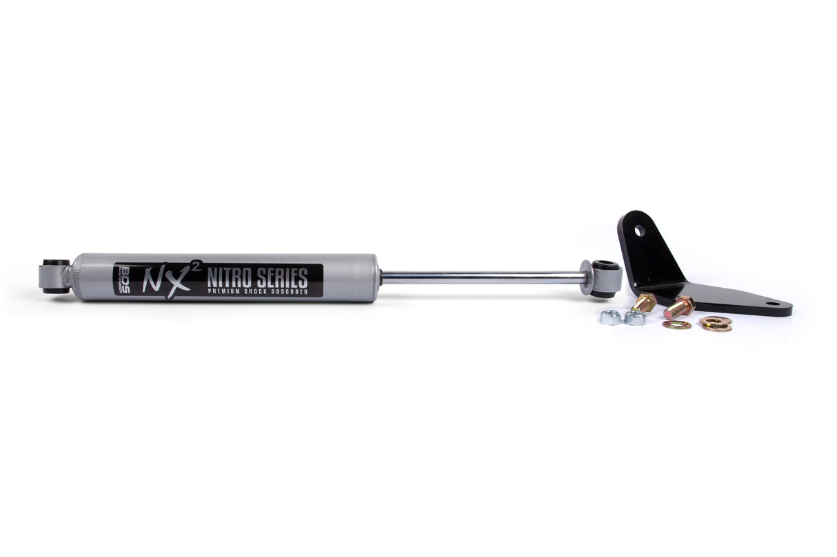 Single Steering Stabilizer Kit W/ NX2 Shock - Ford F250/F350 Super Duty (11-16) 4WD BDS Suspension Steering Stabilizer Hardware Kit  AXOPROS