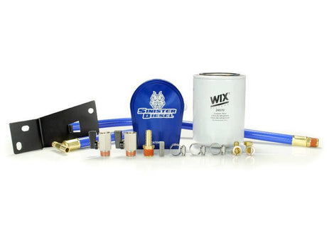 Sinister Diesel 99-03 Ford 7.3L Powerstroke Coolant Filtration System w/ Wix Filter Sinister Diesel Coolant Filters  AXOPROS