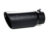 Sinister Diesel Universal Black Ceramic Coated Stainless Steel Exhaust Tip (4in to 5in) Sinister Diesel Tips  AXOPROS