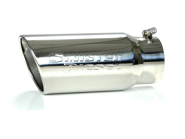 Sinister Diesel Universal Polished 304 Stainless Steel Exhaust Tip (5in to 6in) Sinister Diesel Tips  AXOPROS