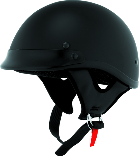Skid Lids Traditional Helmet Flat Black - Medium Skid Lid Helmets and Accessories  AXOPROS