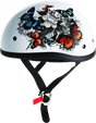 Skid Lids White Rose Original Helmet- Medium Skid Lid Helmets and Accessories  AXOPROS