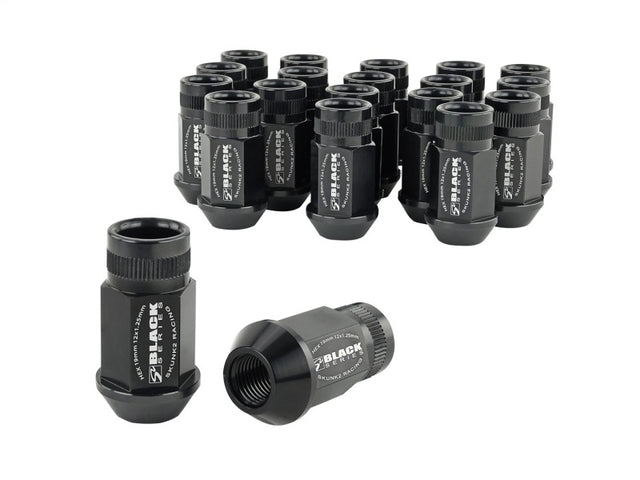 Skunk2 12x1.25 Forged Lug Nut - Black (Set of 20) Skunk2 Racing Lug Nuts  AXOPROS