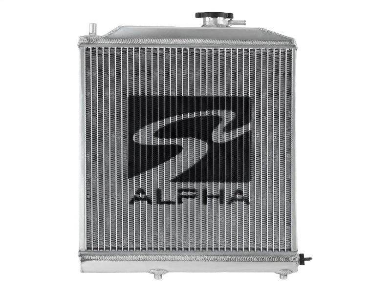 Skunk2 Alpha Series 88-91 Honda Civic/CRX Radiator (Half Size) (Dual Core) Skunk2 Racing Radiators  AXOPROS