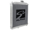 Skunk2 Alpha Series 88-91 Honda Civic/CRX Radiator (Half Size) (Dual Core) Skunk2 Racing Radiators  AXOPROS