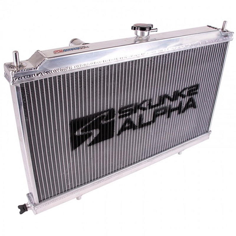 Skunk2 Alpha Series 88-91 Honda CRX/Civic Radiator (Full Size) (Dual Core) (Manual Trans.) Skunk2 Racing Radiators  AXOPROS