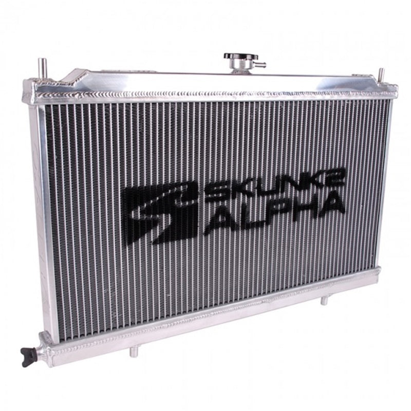 Skunk2 Alpha Series 88-91 Honda CRX/Civic Radiator (Full Size) (Dual Core) (Manual Trans.) Skunk2 Racing Radiators  AXOPROS
