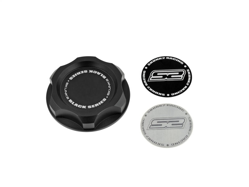 Skunk2 Honda Billet Oil Cap (M33 x 2.8) (Black Series) Skunk2 Racing Oil Caps  AXOPROS