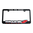 Skunk2 Live The Dream License Plate Frame Skunk2 Racing License Frame  AXOPROS