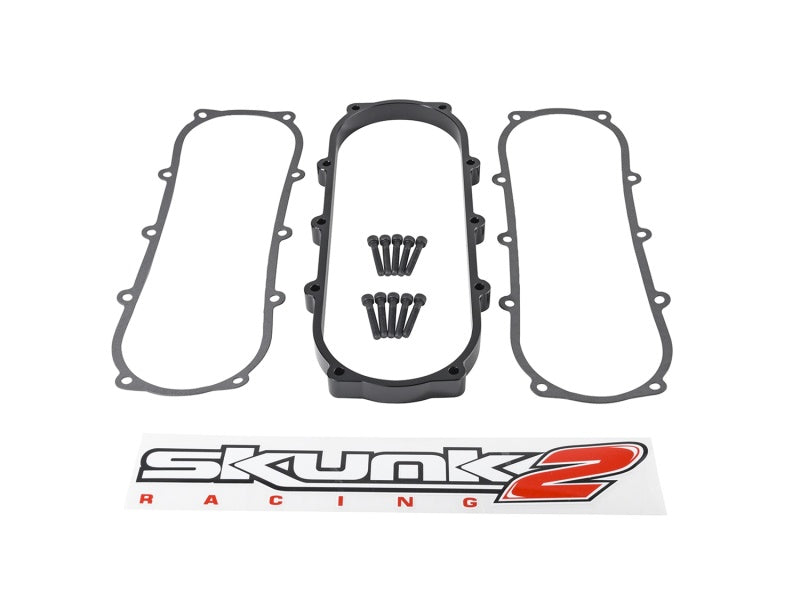 Skunk2 Ultra Series Honda/Acura Black Street Intake Manifold .5 Liter Spacer Skunk2 Racing Intake Spacers  AXOPROS