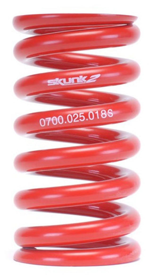 Skunk2 Universal Race Spring (Straight) - 7 in.L - 2.5 in.ID - 18kg/mm (0700.250.018S) Skunk2 Racing Lowering Springs  AXOPROS