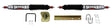 Skyjacker 1955-1983 Jeep CJ5 Steering Damper Kit Skyjacker Steering Dampers  AXOPROS