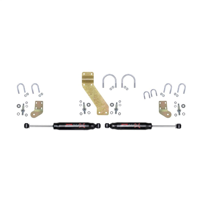 Skyjacker 66-77 Ford Bronco 4WD Black MAX Dual Stabilizer Kit w/ Black Cylinders Skyjacker Steering Dampers  AXOPROS