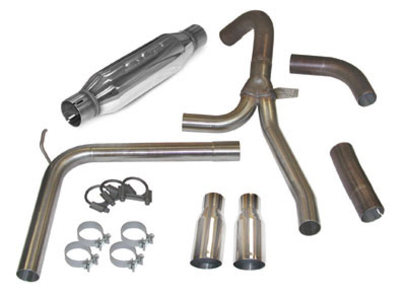 SLP 1998=2002 Chevrolet Camaro LS1 LoudMouth Cat-Back Exhaust System w/ 3.5in Slash Cut Tips SLP Catback  AXOPROS