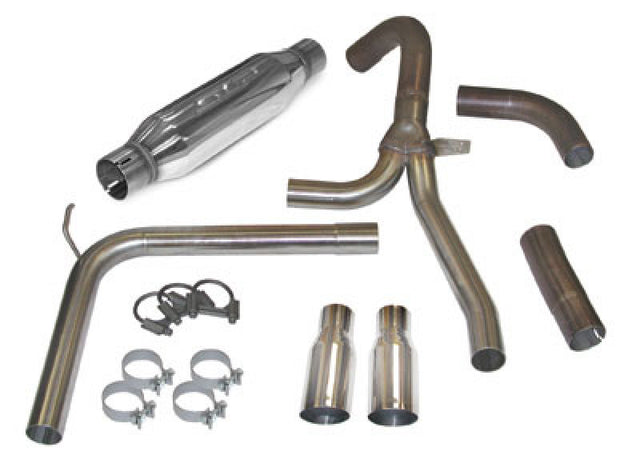 SLP 1998=2002 Chevrolet Camaro LS1 LoudMouth Cat-Back Exhaust System w/ 3.5in Slash Cut Tips SLP Catback  AXOPROS