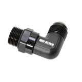 Snow -10 ORB to -10AN 90 Degree Swivel Fitting (Black) Snow Performance Fittings  AXOPROS