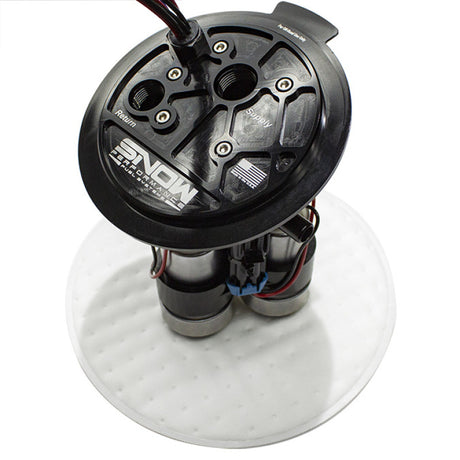 Snow 2015+ Dodge Hellcat/Demon/Redeye High Output Fuel Hat - Triple Pump Snow Performance Fuel Pumps  AXOPROS