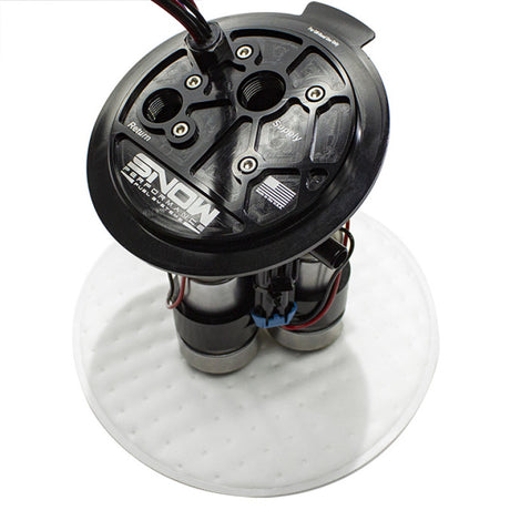 Snow 2015+ Dodge Hellcat/Demon/Redeye High Output Fuel Hat - Triple Pump Snow Performance Fuel Pumps  AXOPROS