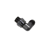 Snow -8 ORB to -8AN 90 Degree Swivel Fitting (Black) Snow Performance Fittings  AXOPROS