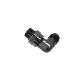 Snow -8 ORB to -8AN 90 Degree Swivel Fitting (Black) Snow Performance Fittings  AXOPROS