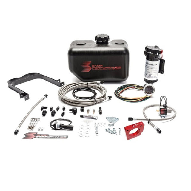 Snow Performance 05-14 STI Stg 2 Boost Cooler Water Injection Kit w/SS Brd Line & 4AN Fittings Snow Performance Water Meth Kits  AXOPROS