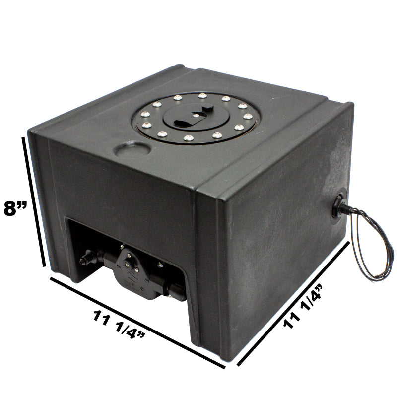 Snow Performance 2.0 Gallon Tank w/Built In Pump Mount Snow Performance Reservoirs  AXOPROS