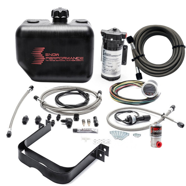 Snow Performance 2.5 Boost Cooler Water Methanol Injection Kit w/ SS Brd Line & 4AN Fittings Snow Performance Water Meth Kits  AXOPROS