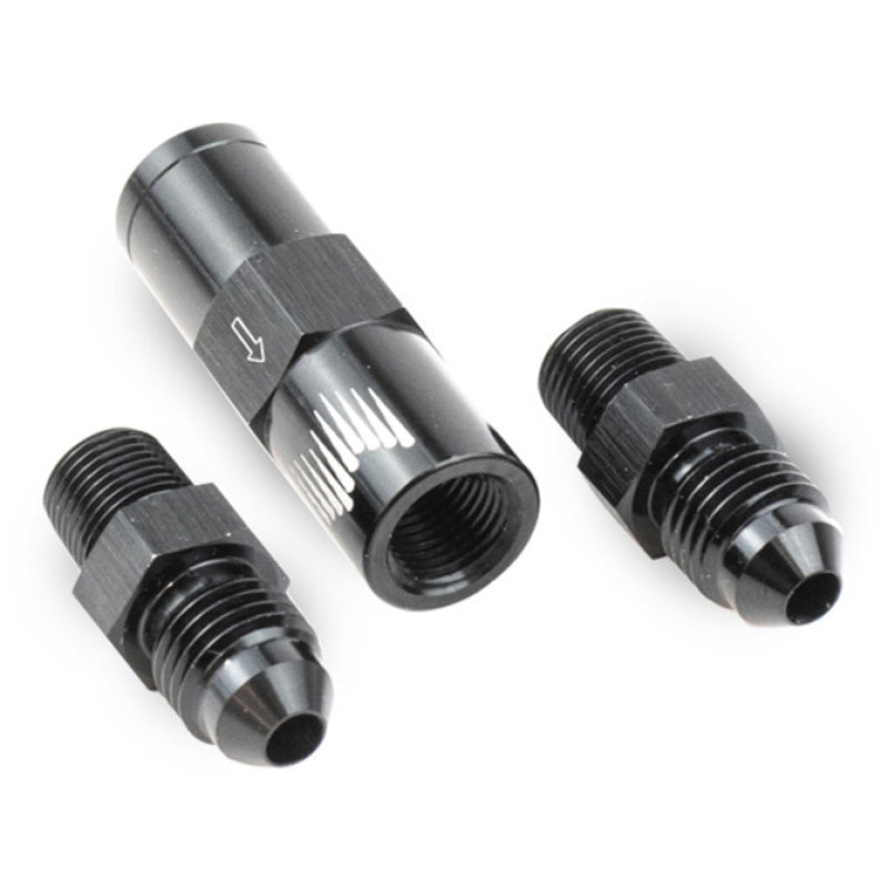 Snow Performance High Flow 4AN Water Check Valve Fittings (For 4AN SS Braided Line Kit) Snow Performance Fittings  AXOPROS