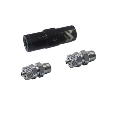 Snow Performance High Flow Water Check Valve Quick-Connect Fittings (For 1/4in. Tubing) Snow Performance Fittings  AXOPROS