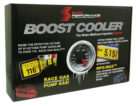 Snow Performance Stg 1 Boost Cooler F/I Water Injection Kit (Incl. SS Braided Line and 4AN Fittings) Snow Performance Water Meth Kits  AXOPROS