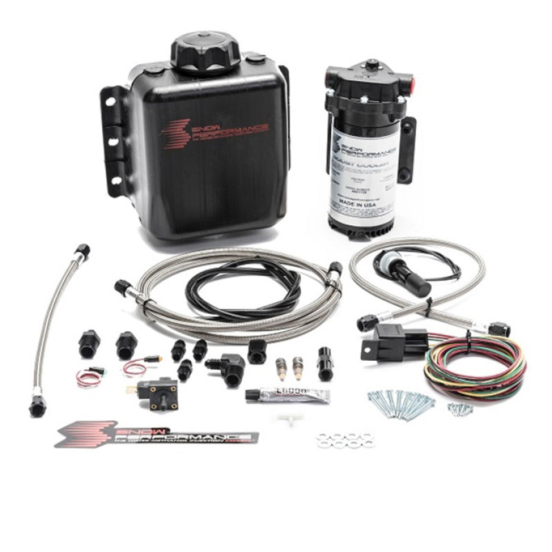 Snow Performance Stg 1 Boost Cooler F/I Water Injection Kit (Incl. SS Braided Line and 4AN Fittings) Snow Performance Water Meth Kits  AXOPROS