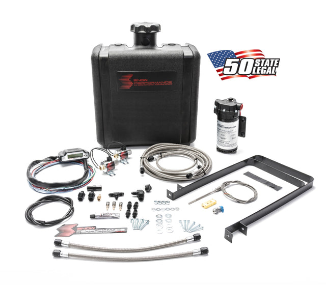 Snow Performance Stg 3 Boost Cooler Water Injection Kit TD Univ. (SS Braided Line and 4AN Fittings) Snow Performance Water Meth Kits  AXOPROS