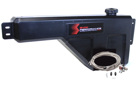 Snow Performance Water Tank Upgrade 10gal (w/Braided SS Line/Brackets/Solenoid/4AN Fittings) Snow Performance Reservoirs  AXOPROS