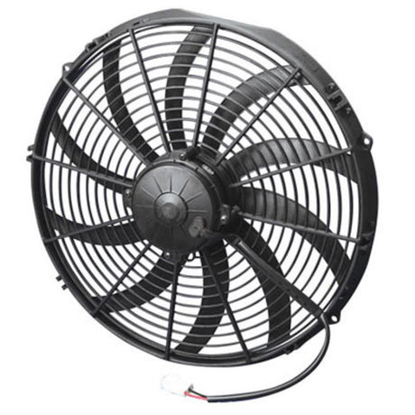 SPAL 1959 CFM 16in High Performance Fan - Push/Curved (VA18-AP71/LL-42S) SPAL Fans & Shrouds  AXOPROS